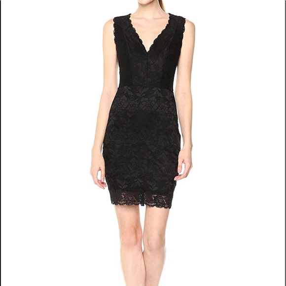 guess katrina lace illusion dress
